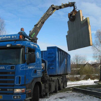 Lastning af lastvogn